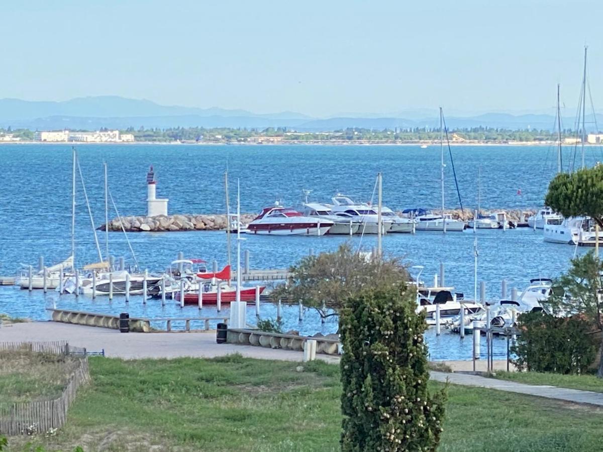 Studio Front De Mer Avec Vue Mer Panoramique ! Le Grau-du-Roi Kültér fotó